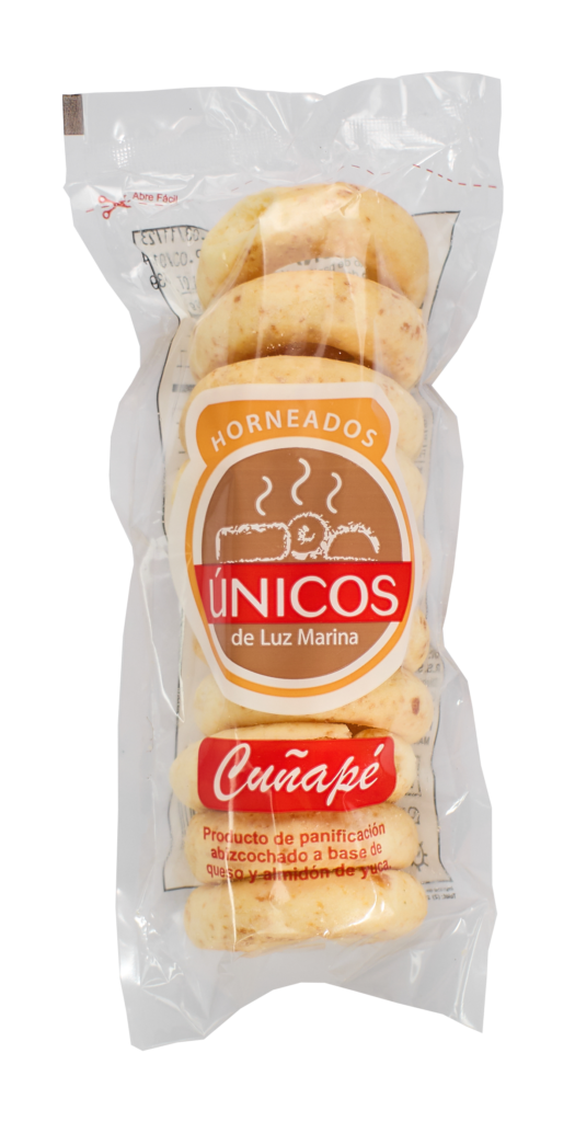 cuñapé rosca bolsa cristalina